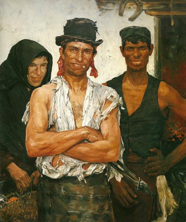 Ernst Josephson spanska smeder China oil painting art